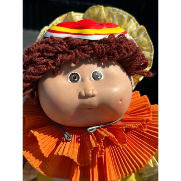 Vtg 1978-1983 Cabbage Patch Kids Circus Kids Boy Clown Brn Hair & Eyes Dimple - Picture 3 of 6